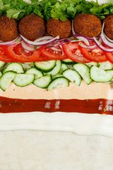 Турецька шаурма з фалафелем в лаваші (430 г)