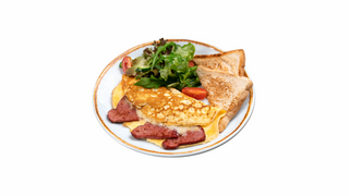 Омлет с ветчиной