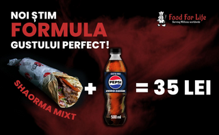 Shaorma Mixt + Pepsi
