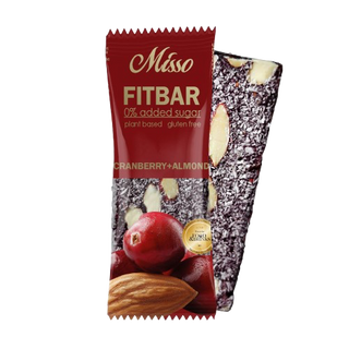 Misso Fitbar Cranberry Almond, 30 g