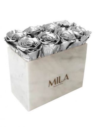 Mila Acrylic White Marble