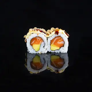 303.  Ura Salmón Con Aguacate Y Nueces (8 Uds.)