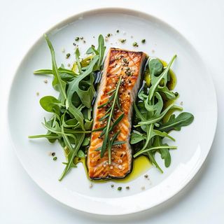 Tagliata di spada con rucola