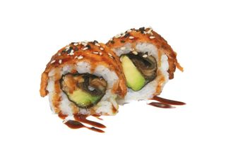 Uramaki Anguila Envuelto De Inari 8 piezas