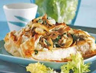 Espadon aux champignons