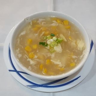 Sopa De Maíz Con Pollo