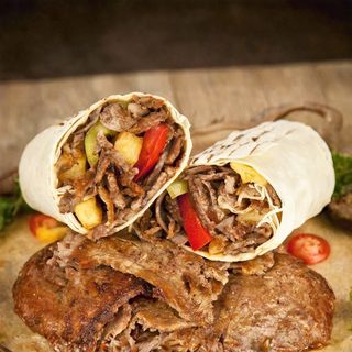 Tortilla kebab amerykański standard