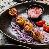 Frigărui de pui la grătar