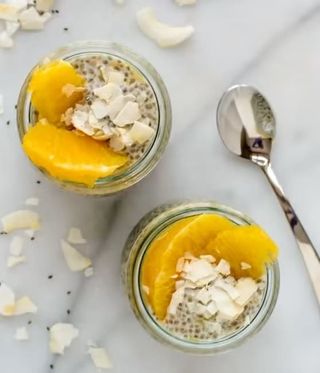 Йогурт с чия, Нутела и портокал (250г)