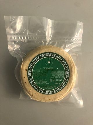 Tortilla Taxco Tortillería, Maiz Blanco, Sin Gluten, 500G, 12 Cm