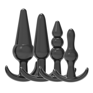 Set 4 Plug Gelatina Negra Loving Joy