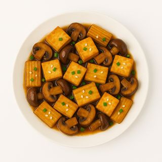 100. Tofu s bambusom i gljivama