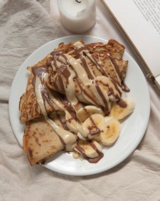 Crêpe Nutella Banane Et Noix