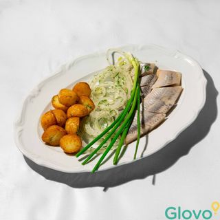 ქაშაყის ფილე კარტოფილით