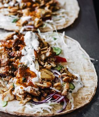 Шаурма На тарілці с бараниною