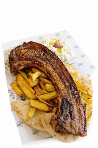 Tomahawk wieprzowy z grilla 650–700g