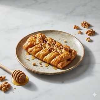 Treccia miele e noci