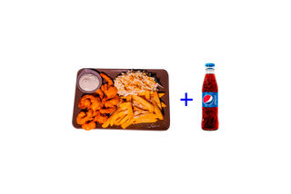 Meniu combo cu creveți crispy 460g