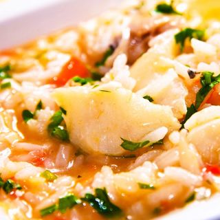 Arroz de Bacalhau + Sopa 