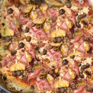 Pizza Capricciosa  Familiar (60 cm x 40 cm)