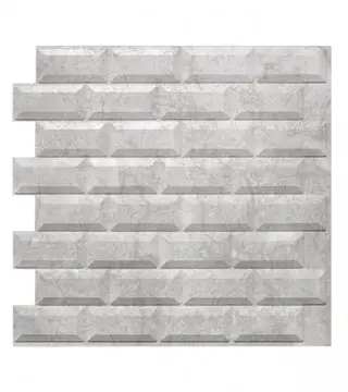 (190915) 3D panel PVC Metro Sivi