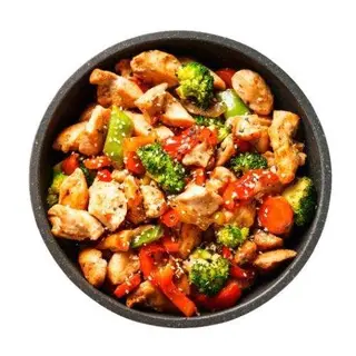 Pollo Con Verdura Variada