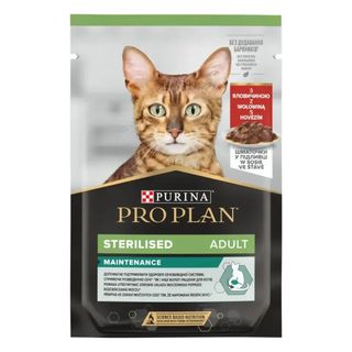 ProPlan Sterilised з яловичиною, 85 гр