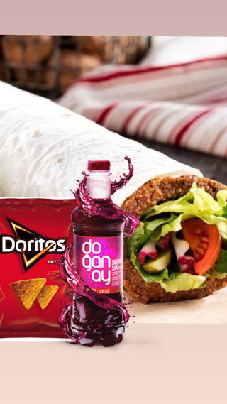 Дюрюм (300 гр.) + с доритос + шалгам с люто (300мл.)