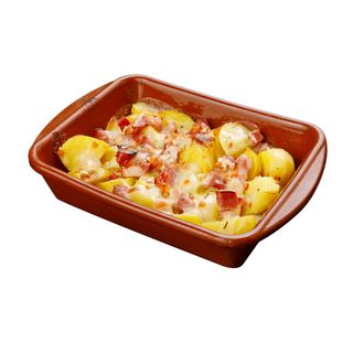 Запечени картофи с бекон (350г)