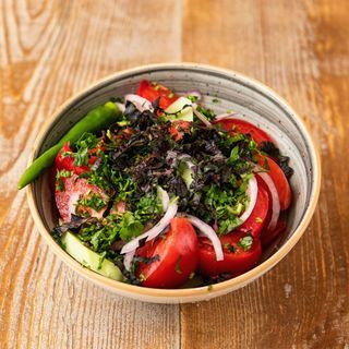 კიტრი-პომიდვრის სალათი