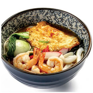 277 Ramen in brodo con gamberi