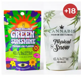 3g Green Explosion + 3g Tropical Snow