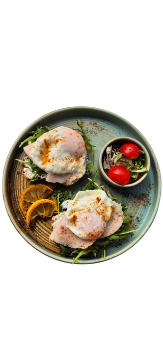 Poširana jaja sa šunkom