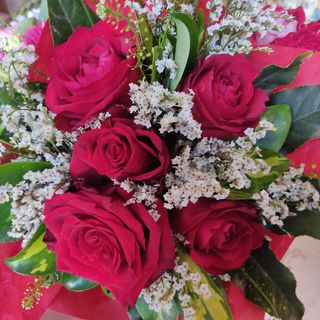Bouquet rose rosse
