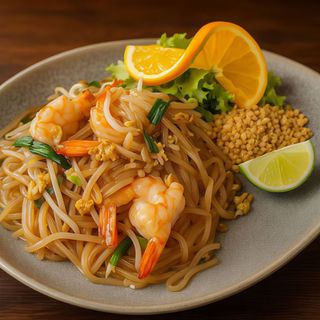 Wok noodle pad thai