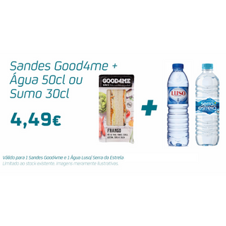 Menu Sandes + Agua 0,5l