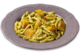 Strozzapreti pesto e patate
