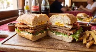 Sándwich De Milanesa De Ternera