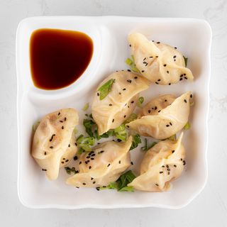 09 Ravioli alla griglia di gamberetti 6 pezzi