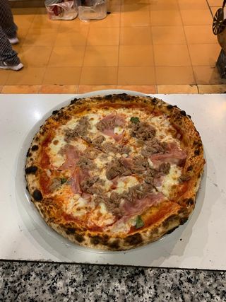 Pizza Tonno E Prosciutto (33 Cm.)