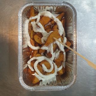Patatas fritas con ajo