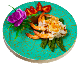 31. Gamberi con asparagi