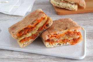 Bocadillo Sobrasada Artesana con queso