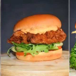 Hamburguesa supercrujiente