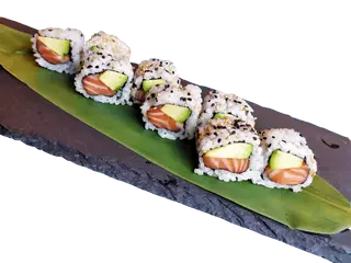 Uramaki salmone e avocado