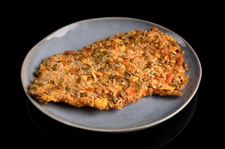 Snitel de curcan cu seminte crunchy