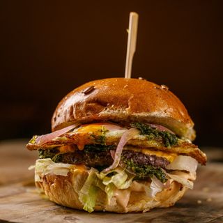 Veggie / Egg&Chimichurri burger [doar burger]