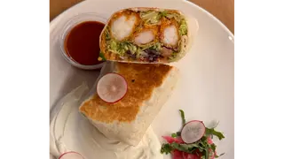 Krewetkowe Burrito