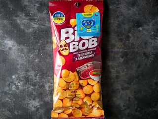 КРАНЧ BIG BOB ЗІ СМАКОМ "ТЕЛЯТИНА З АДЖИКОЮ", 55Г (1 шт.)