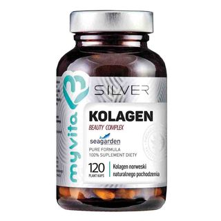 Kolagen Beauty Kolagen norweski 120 kapsułek MyVita Silver Pure